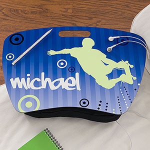 Personalized Kids Lap Desk - Skateboard