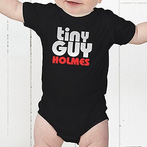 Black Personalized Baby T Shirts   Little Guy