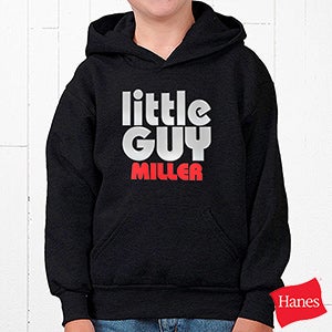 Little Guy Personalized Youth Hooded Sweatshirt