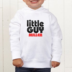 Little Guy Personalized Toddler Hooded Sweatshirt