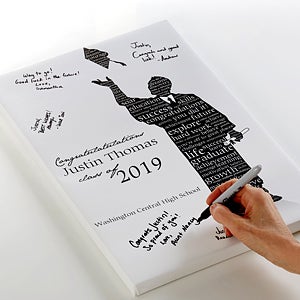 Graduation Guestbook Custom Art Print - 20x30