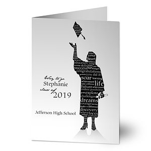 Personalized Graduation Greeting Cards - The Graduate