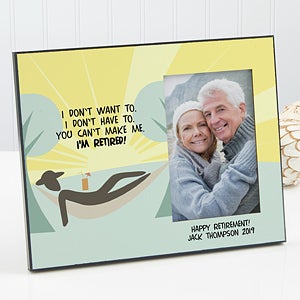 Personalized Retirement Photo Frame - I'm Retired