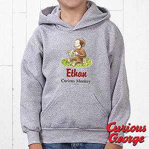 Personalized Kids Sweatshirts   Curious George