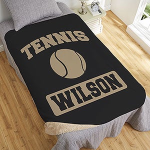 15 Sports Personalized 50x60 Sherpa Blanket