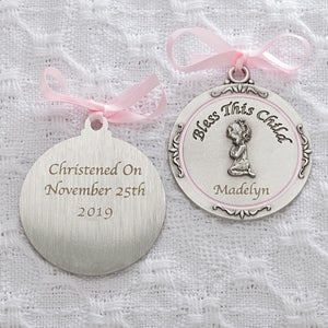 Personalized Crib Medallion - Bless This Girl