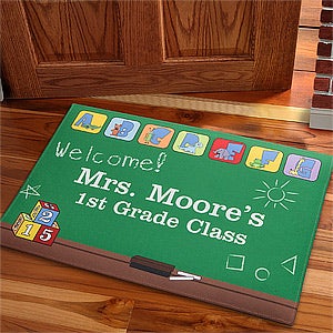 Personalized Teachers Classroom Doormat   Little Learners