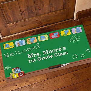 Personalized Oversized Teacher's Classroom Doormat - Little Learners