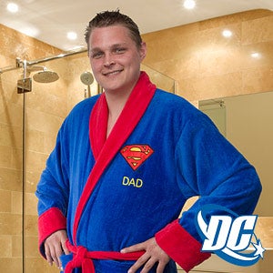 Personalized Superman Bathrobe