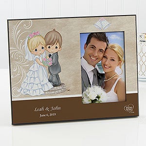 Personalized Precious Moments Picture Frames - Bride & Groom