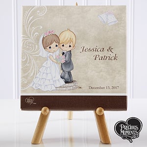 Precious Moments© Personalized Wedding Canvas Print- 5 1/2 x 5 1/2