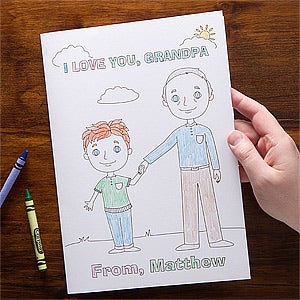 Personalized Grandpa Oversized Greeting Cards   Grandpa & Me