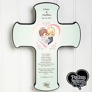 Personalized Wedding Wall Cross   Precious Moments