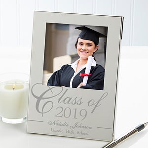 Personalized Silver Picture Frames - Graduation Class