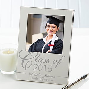 Personalized Silver Picture Frames   Graduation Class