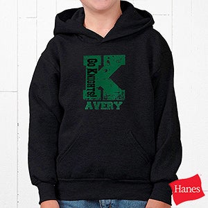 Personalized Boys Athletic Sweatshirts   Black