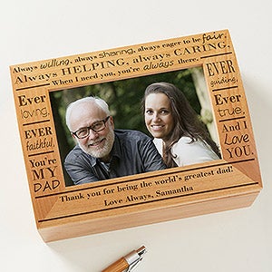 Personalized Photo Keepsake Box - Definition of Dad