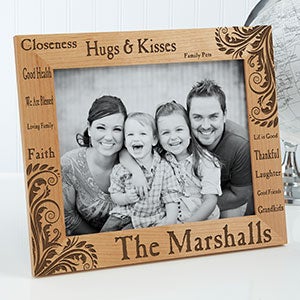 Family Pride Personalized Photo Frame- 8 x 10