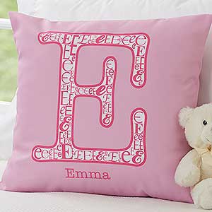 Initial It! Personalized 18 Throw Pillow