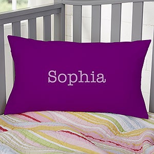 Personalized Kids Name Lumbar Throw Pillow