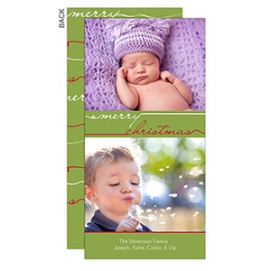 Merry Christmas Digital Photo Postcards