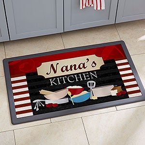 Family Bistro 20x35 Personalized Kitchen Mat