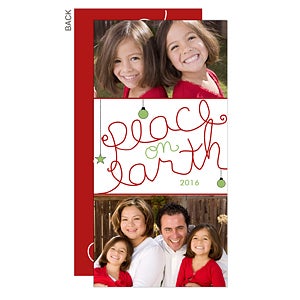 Peace on Earth Digital Photo Postcards