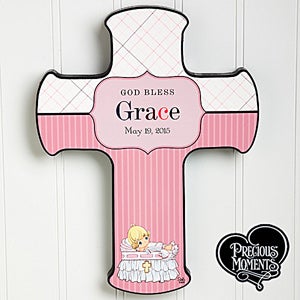 Personalized Christening Wall Cross   Precious Moments