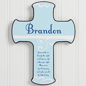 Keep Me Safe Personalized 9.5-inch Wall Cross