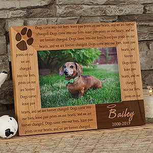 Personalized Pet Memorial Picture Frame - 4x6