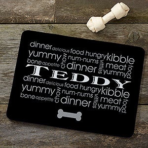 Doggie Delights Personalized Meal Mat