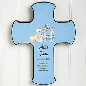 Personalized Precious Moments Baby Wall Cross