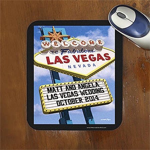 Personalized Mouse Pads   Welcome To Las Vegas