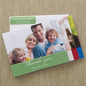 Personalized Photo Thank You Note Cards - 12225
