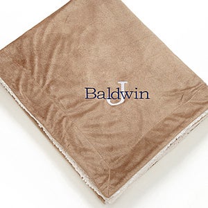 Personalized Sherpa Blankets   Initially Yours