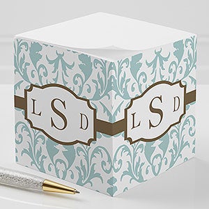 Personalized Sticky Note Cubes - Trendy Signature