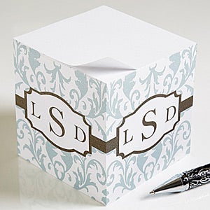 Personalized Sticky Note Cubes - Trendy Signature