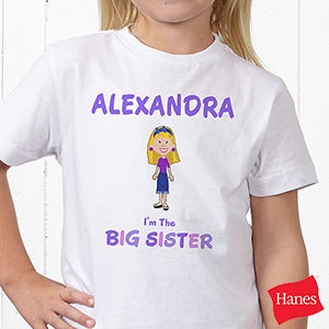 Sister Character© Personalized Hanes® Youth T-Shirt