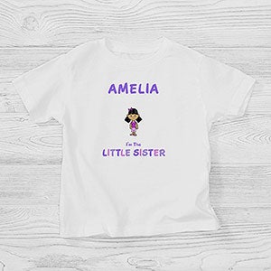 Personalized Toddler T-Shirt - I'm The Sister - Toddler 2T - Pink