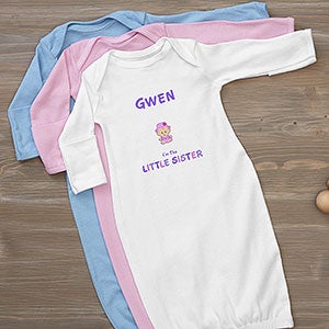 Personalized Baby Gown - I'm the Sister