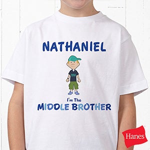 Personalized Boy Cartoon Character Clothes   Im The Brother   12316