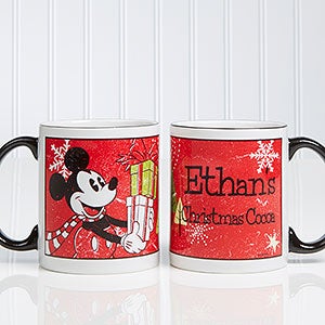 Personalized Mickey Mouse Christmas Coffee Mug