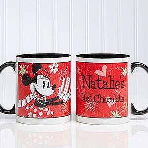 Personalized Christmas Coffee Mugs - Minnie Mouse