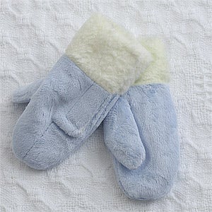 Boys Winter Baby Mittens   Blue