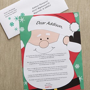 Personalized Letter From Santa - Santa's Watching