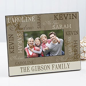 Personalized Photo Frames   Our Loving Family