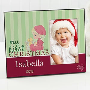 Personalized Baby's First Christmas Picture Frame - Precious Moments