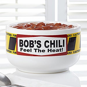 Personalized Chili Bowls   Feel The Heat