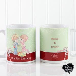 Precious Moments Personalized Christmas Coffee Mugs