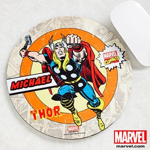 Personalized Marvel Superhero Mouse Pads   Spiderman, Wolverine, Iron Man, Hulk